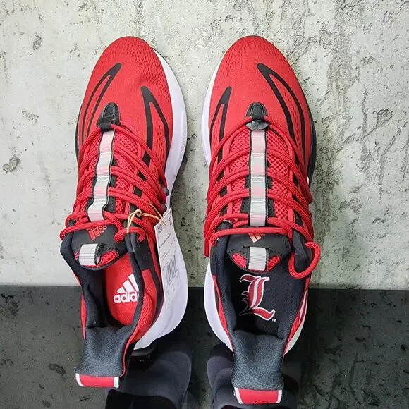 MSRP $130 Louisville Alphaboost V1 Shoes Men's 10 Red/Black - Picture 5 of 7